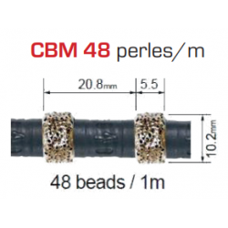 Câble diamanté acier – CBM 44 / 48 / 53